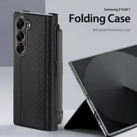 Samsung Galaxy Z Fold 7 - Dux Ducis Bril Series mit Stifthalter magnetische Version, Blau – Bild 6