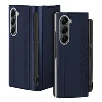 Samsung Galaxy Z Fold 7 - Dux Ducis Bril Series with pen holder, blue – Bild 2