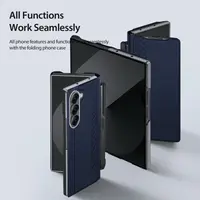 Samsung Galaxy Z Fold 7 - Serie Dux Ducis Bril con portapenne, blu – Bild 6