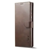 Samsung Note 10 Plus - LC.IMEEKE Wallet Etui mit 3 Kartenfächern & Magnetverschluss, Braun – Bild 2