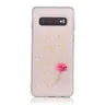 Samsung S10 One Rose & Gold flakes