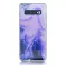 Samsung S10+ Purple Wave & Gold flakes