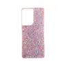 Samsung S21 Glitzer pink case