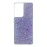 Samsung S21 Glitzer purple case