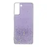 Samsung S21 Plus argento stelle viola caso
