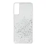 Samsung S21 plus bling argento stelle custodia trasparente