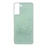 Samsung S21 plus bling silver stars green case