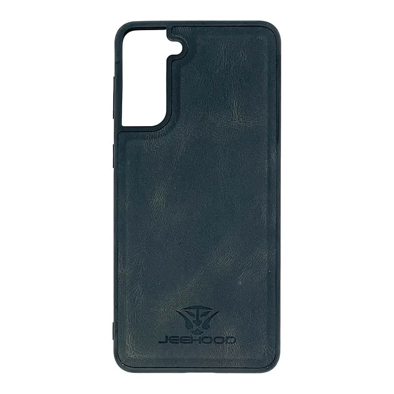 Samsung S21 Plus Jeehood étui en cuir noir