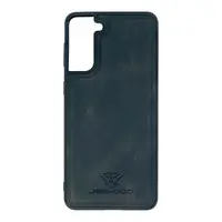 Samsung S21 Plus Jeehood étui en cuir noir – Bild 1