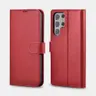 Samsung S22 Ultra - Custodia flip in vera pelle iCarer rosso (AKSM06)