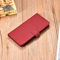 Samsung S22 Ultra - iCarer étui à rabat en cuir véritable rouge (AKSM06) – Bild 9