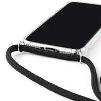 Samsung S24 - Handykette / Necklace – Transparent mit praktischem schwarzem Band – Bild 2