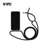 Samsung S24 - Handykette / Necklace – Transparent mit praktischem schwarzem Band