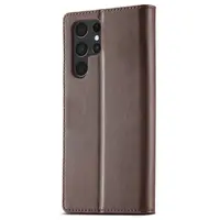 Samsung S9 - LC.IMEEKE Wallet case with 3 card slots & magnetic closure, brown – Bild 3