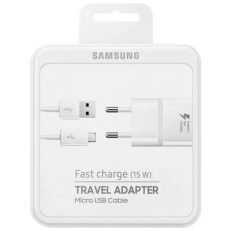 Samsung Travel Adapter - Fast charge 15W + Micro USB cable