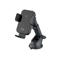 Supporto di ricarica wireless per auto Proove Triple Clamp Pro 15W, grigio – Bild 2