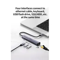 Ugreen - Adattatore Ethernet da USB-C a USB3.0 1000 Mbps (CM475 / 20932), grigio/nero – Bild 4
