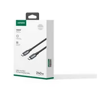 UGREEN - Câble tissé USB-C to USB-C 240W Fast Charging, US535 1m, Space Gray – Bild 3