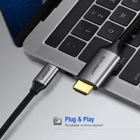 Ugreen - Cavo HDMI da USB-C a HDMI 4K 1,5 m (MM142 / 50570), grigio/nero – Bild 8