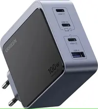 Ugreen - Chargeur rapide Nexode S GaN, 100W, 4 ports (3x USB-C / 1x USB-A), X565, noir – Bild 1