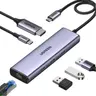 Ugreen - Hub USB-C 6-en-1 avec HDMI, LAN & PD (CM512 / 15598), gris/noir