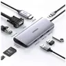 Ugreen - Hub USB-C 9-en-1 avec HDMI, VGA, LAN, SD/TF & PD (CM179 / 40873), gris