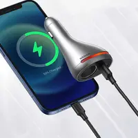 Ugreen – USB-C Autoladegerät 84W 1x USB-C + 1 x USB-A (CD204 / 60712), silber – Bild 4