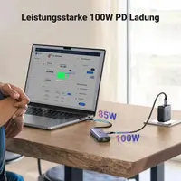 Ugreen – USB-C Hub 6-in-1 mit HDMI, LAN & PD (CM512 / 15598), grau/schwarz – Bild 4