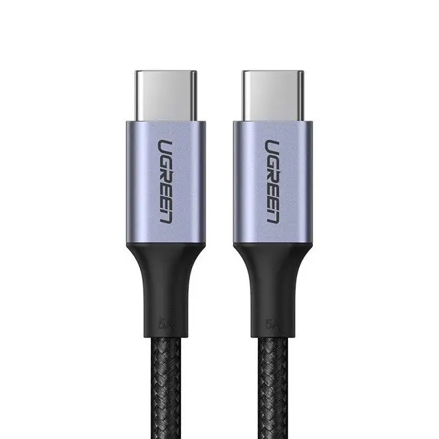 Ugreen – USB-C Kabel Nylon-Alu 1 m (US316 / 70427), schwarz/grau