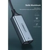 Ugreen - USB-C to RJ45 LAN adapter (CM199 / 50737), gray/black – Bild 3