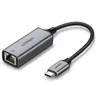 Ugreen - USB-C to RJ45 LAN adapter (CM199 / 50737), gray/black