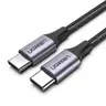 UGREEN - USB-C to USB-C 100W Fast Charging Gewobenes Kabel, US161 1,5 m, Grau