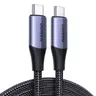 UGREEN - USB-C to USB-C 240W Fast Charging Gewobenes Kabel, US355 1m, Schwarz