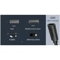UGREEN - USB-C Verlängerungskabel 0.5m Type-C male Type-C female - 20V 3A, schwarz – Bild 5