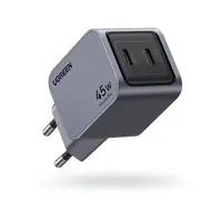 UGREEN - USB Fast Charger Nexode Pro 45W, Dual USB-C, GaN, X707, Grau – Bild 1
