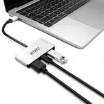 WiWU Adattatore da USB-C a AV digitale (ricarica + adattatore HDMI) Alpha 3 in 1 - Hub USB-C C2H