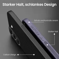 Xiaomi Redmi Note 14 - Robust TPU case with carbon look, black – Bild 6