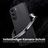Xiaomi Redmi Note 14 - Robustes TPU-Case mit Carbon-Optik, Schwarz – Bild 3